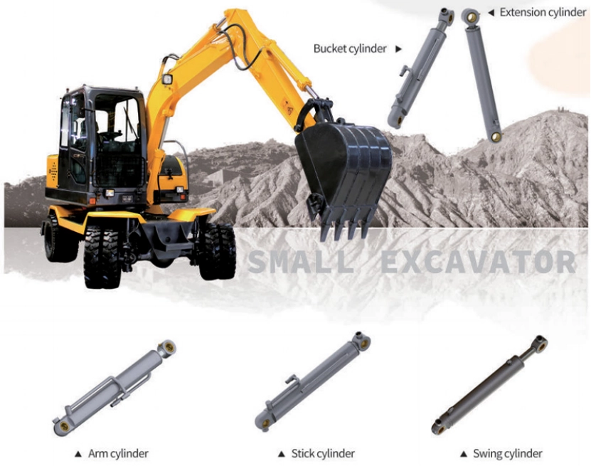 Hydraulic cylinder for Excavator