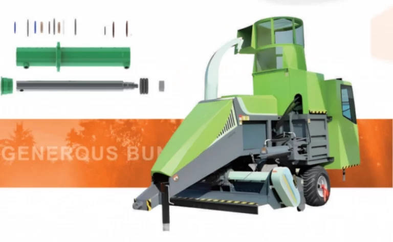 How Hydraulic Cylinders Work in a Film Wrapping Baler Main, Pushing and Pressing Cylinders Explained